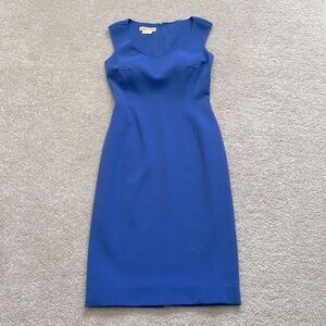 Michael Kors Collection double faced wool sheath dress. Hidden zip. Light wght